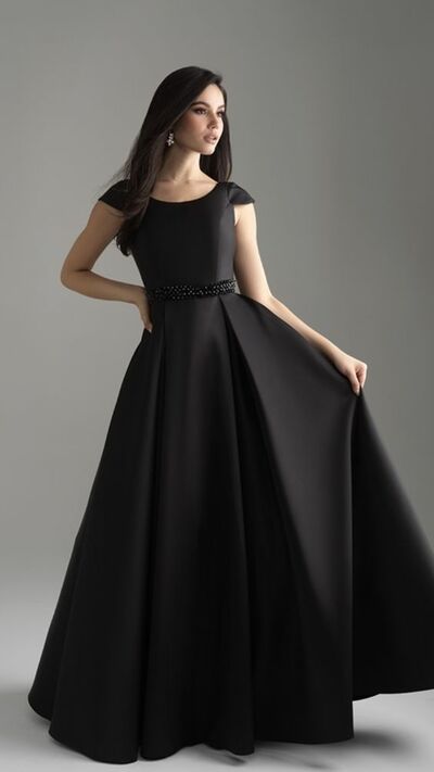 Black Mother of Bride/ Groom Dress Simple Evening Formal Gowns Prom Dress