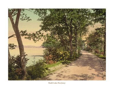 Budd's Lake, New Jersey in 1900 - Vintage Photograph, Antique, Reproduction, Giclée, Fine Art, Wall Art, History
