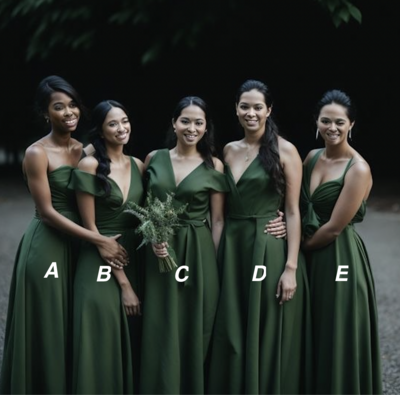 Mismatch Olive Green Casual Bridesmaid Dresses for Wedding Party