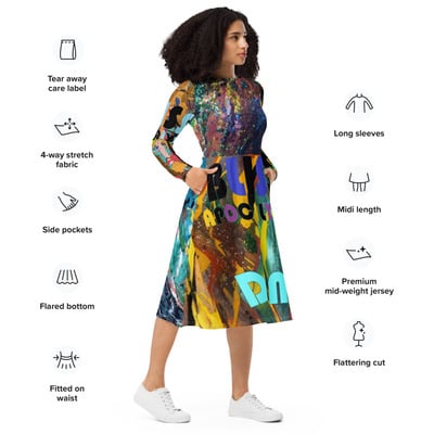 MW bliss long sleeve dress