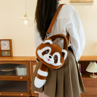 Kawaii Red Panda Plush Bag - Thumbnail 5