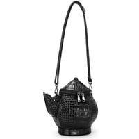 Black Teapot Shaped Bag - Thumbnail 3