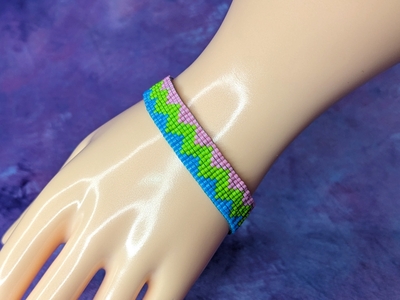 Pixel Bracelet - Pride Collection - Polysexual