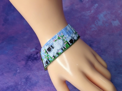 Pixel Beaded Bracelet - Sheepish