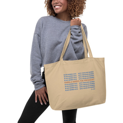 voteHER | Tan Large organic tote bag