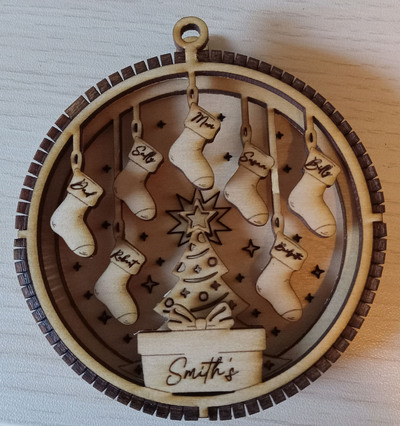 # 266 STOCKING ORNAMENT