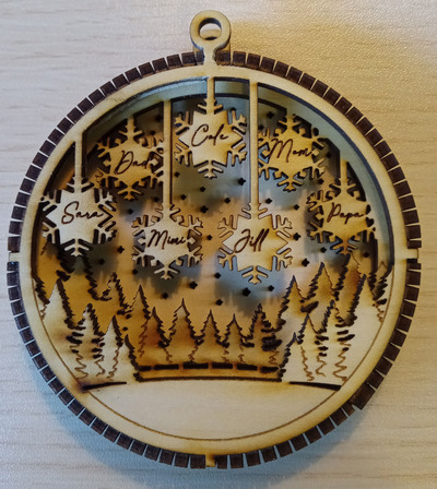 # 267 SNOWFLAKE ORNAMENT