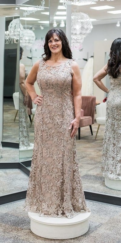 Mother of the Bride Dresses Appliques Sleeveless
