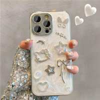 Silicone Case With Diamond For iPhone 16 15 14 13 IPS501 - Thumbnail 2
