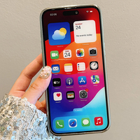 Silicone Case With Diamond For iPhone 16 15 14 13 IPS501 - Thumbnail 6