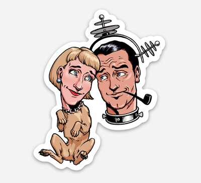 'Mars Attacks: The Lovers' Sticker (3x2)