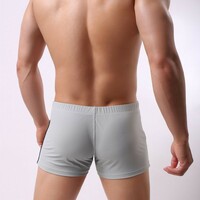 Brave Person Men's sexy underwear low-rise causal pouch boxer shorts sleep bottoms loungewear BR1164 - Thumbnail 4