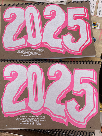 2025 Oversized Calendar