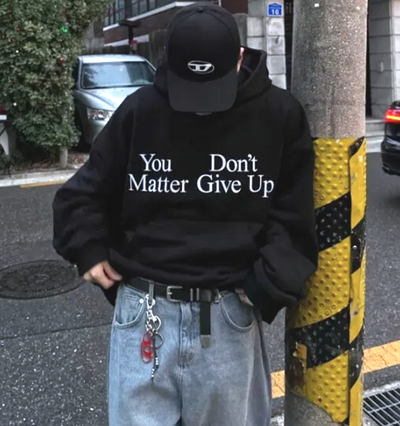 Free Shipping-YOU MATTER DON'T GIVE UP HOODIE