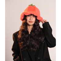 Cute Warm Tomato Busket Hat - Thumbnail 5
