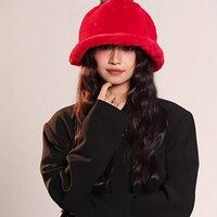 Cute Warm Tomato Busket Hat - Thumbnail 1