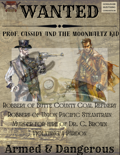 Prof Cassidy Wanted Poster