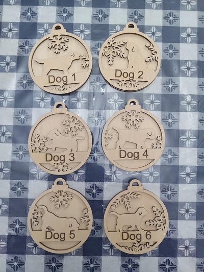 #273 Dog Ornament