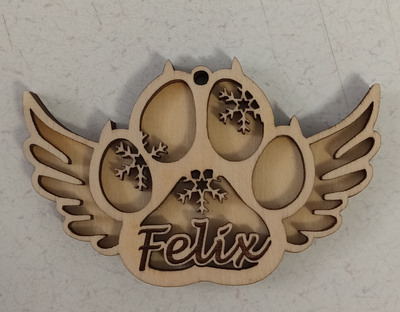 #276 Cat Memorial Ornament