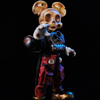 Action Figure "Wasteland-Space Mouse-Red"  by SankToys & Weartdoing - Thumbnail 5