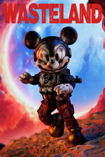 Action Figure "Wasteland-Space Mouse-Red"  by SankToys & Weartdoing