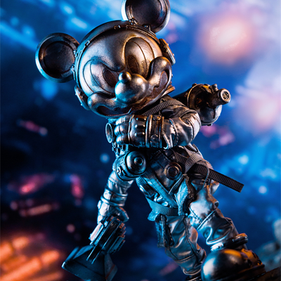 action figure "wasteland-space mouse-silver" by sanktoys & weartdoing - Thumbnail 3
