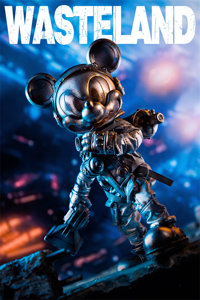Action Figure "Wasteland-Space Mouse-Silver" by SankToys & Weartdoing