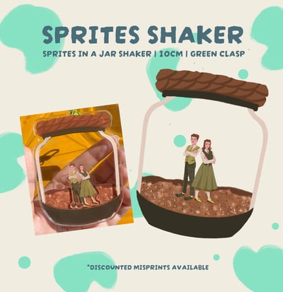Sprites Shaker Charm