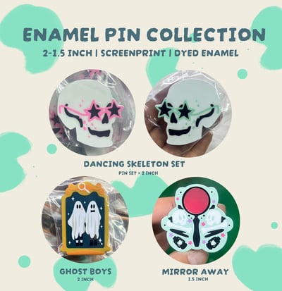 Ghostly Enamel Pin Collection