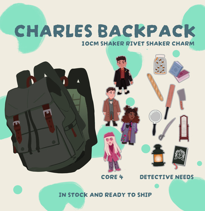 Charles Backpack Shaker Charm