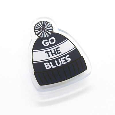 Go The Blues Beanie Badge