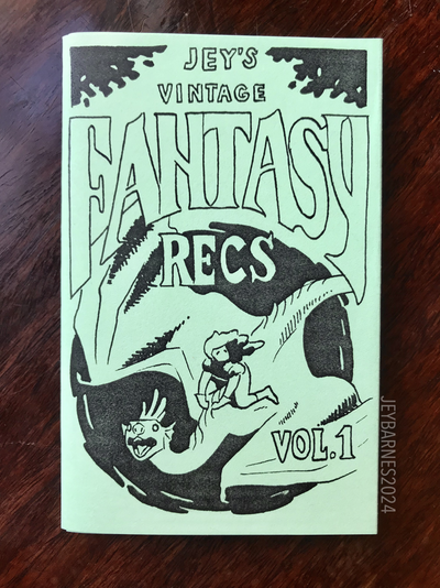Vintage Fantasy Recs Vol. 1 (mini zine)