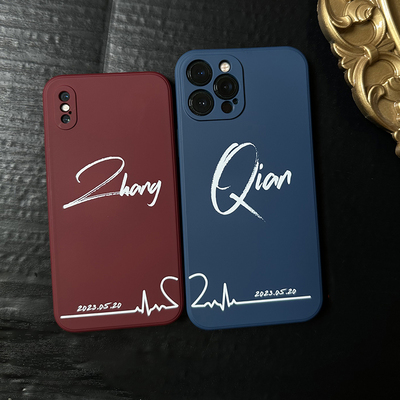 Customize Name Letter Case For iPhone 16 15 14 13 IPS105