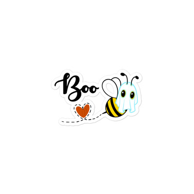 Boo Bee Funny Halloween Sticker Cute vinyl Decal Humor