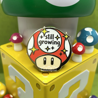 Still Growing Mushroom - Enamel Pin - Thumbnail 3