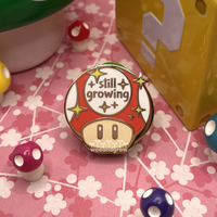 Still Growing Mushroom - Enamel Pin - Thumbnail 4