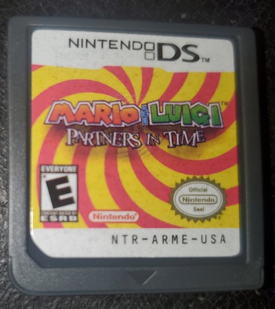 Mario and Luigi Partners in Time Nintendo DS Video Game Cartridge