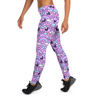 Rainbow Spooky Bats Purple Leggings - Thumbnail 7