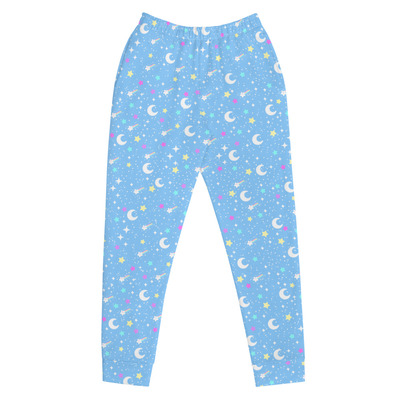 Starry Glitter Blue Women's Joggers