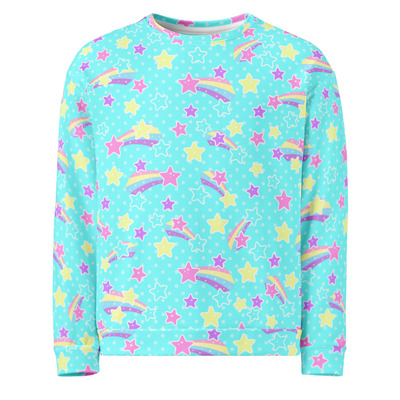 Starry Party Blue Unisex Sweatshirt