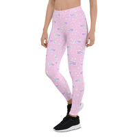 Bubblegum Bunny Shooting Stars Leggings - Thumbnail 13