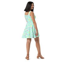 Magical Spring Mint Skater Dress - Thumbnail 8