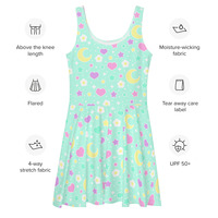 Magical Spring Mint Skater Dress - Thumbnail 9
