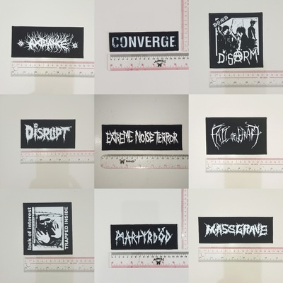 09 - Punk Patches, Hardcore, Crust, D beat, Metal, Thrash, Power Violence, Grindcore DTF / Screen Printed Patch