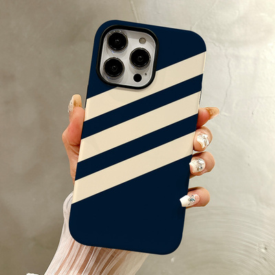 High-end Diagonal Texture Case For iPhone 16 15 14 13 IP6S02