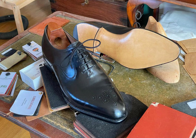 Handmade Black Luxury Handmade Dress Lace Up Shoes Premium Quality Brogue Shoes