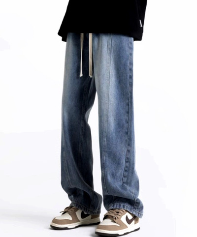 Stunning Vintage Punk Chunky Drawstring Washed Oversize Pants Streetwear Rave Unique For Men Women Amazing