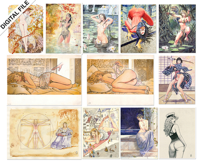 Poster Collection Manara 12 images high quality ready to print