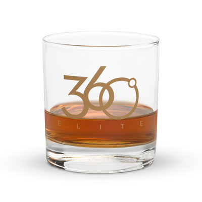 360 Elite Rocks glass