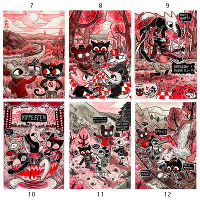 Maetober 2024 prints Days 7 to 12